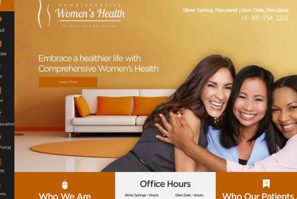 Comprehensive Women's Health | Ofarrell Group Web Development
